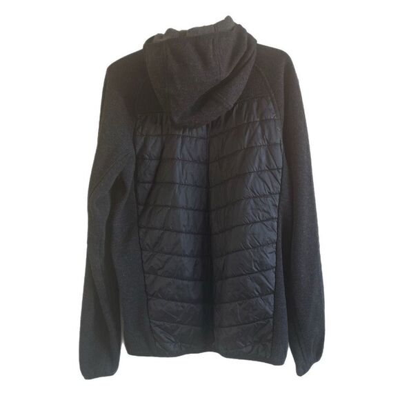 McKinley Men’s Wool Blend Hooded Puffer Jacket - Picture 2 of 4